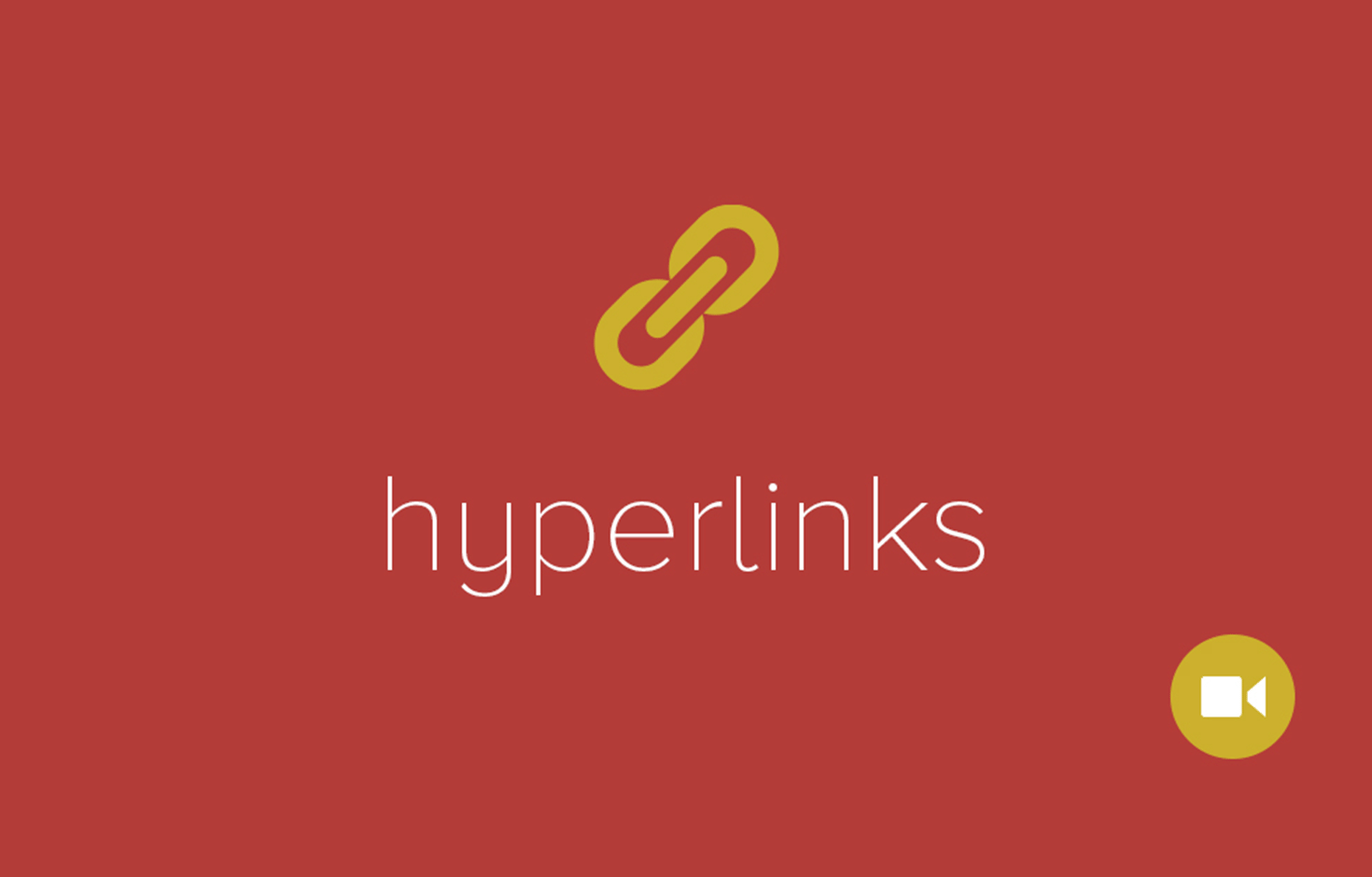 Link Types for Hyperlinks