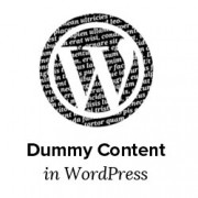 How to Add Dummy Content for Theme Development in WordPress