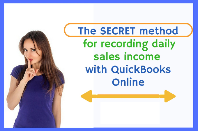 HOW TO RECORD DAILY SALES IN QUICKBOOKS ONLINE